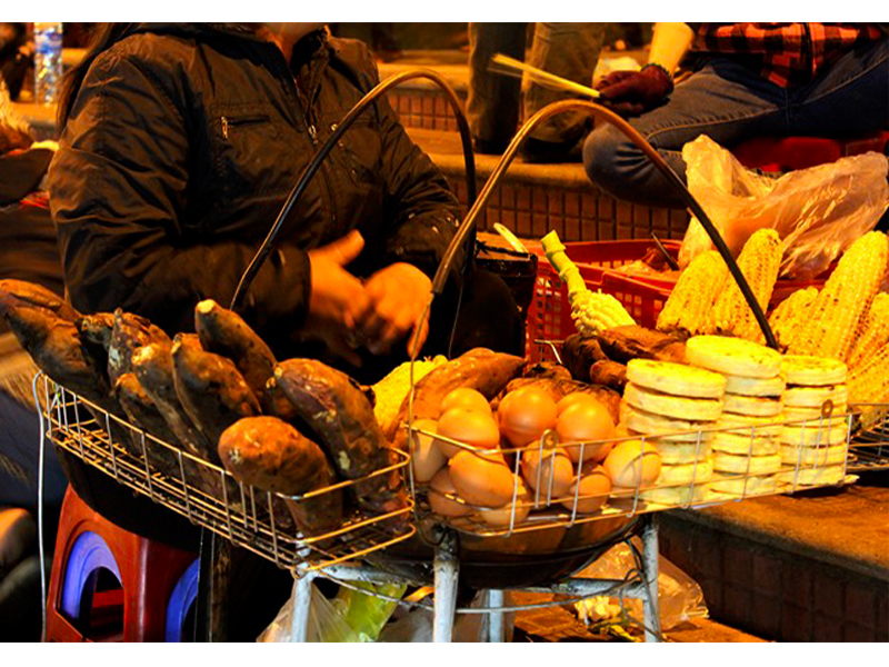 Trứng gà nướng