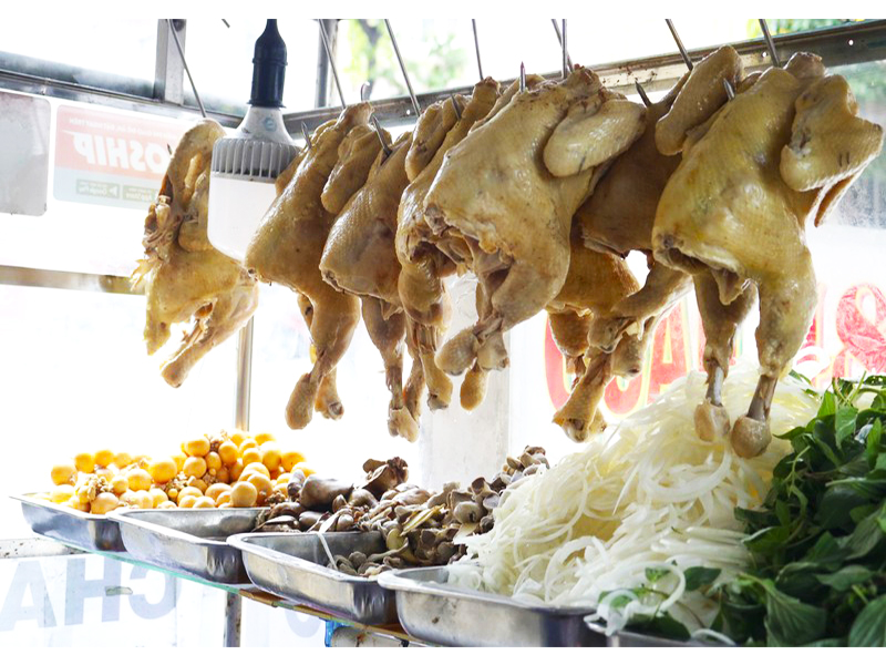 Bánh ướt lòng gà 