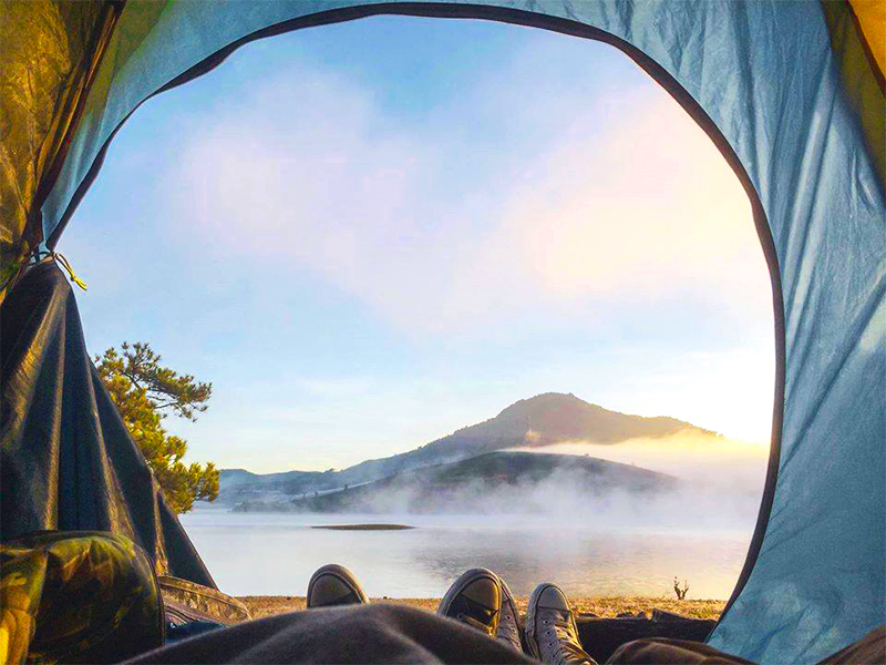 camping nhà máy thủy điện Ankroet