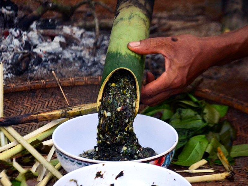 Canh thụt đọt mây