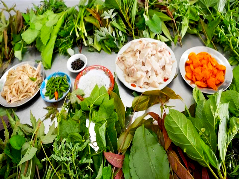 Lẩu lá rừng Đắk Nông